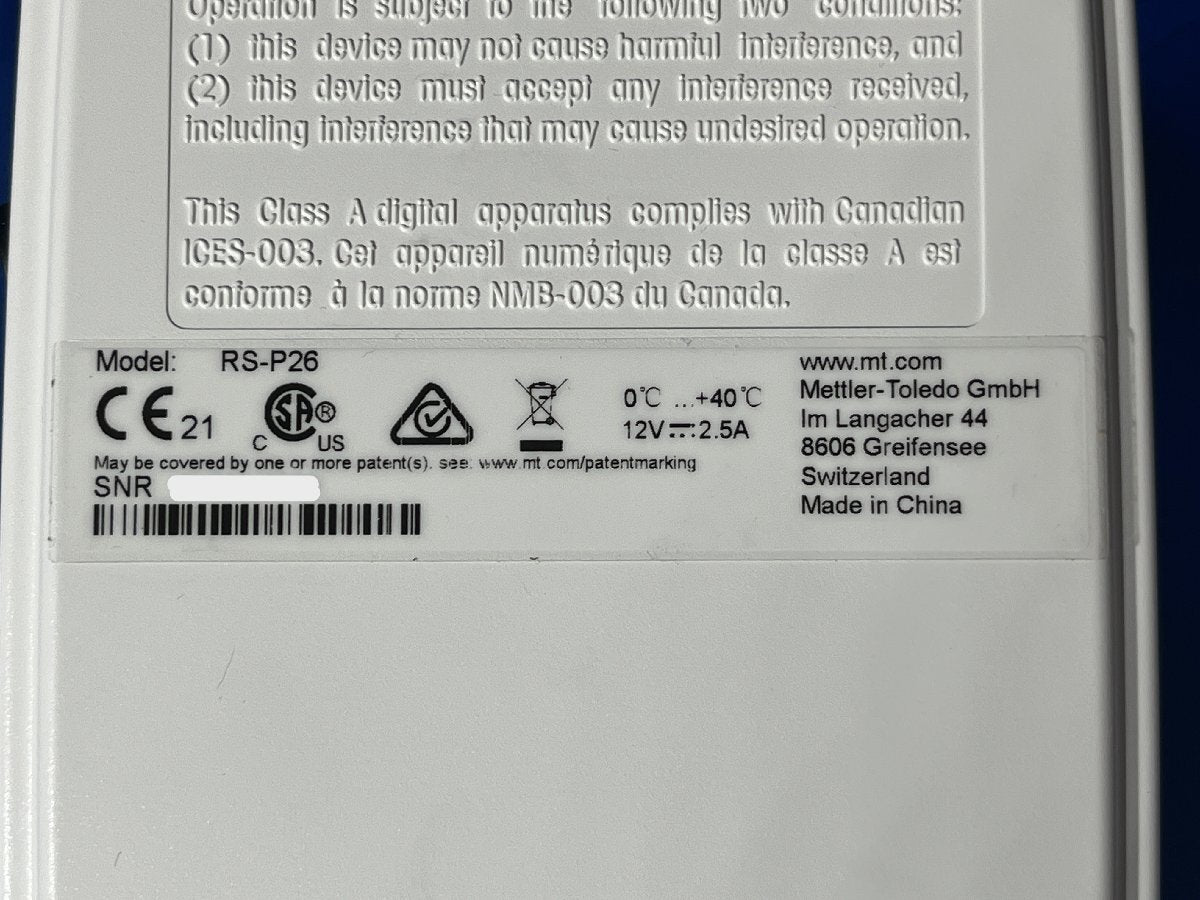 Mettler Toledo ML4002T/00 Top Plate Balance with Printer [q1182692837]