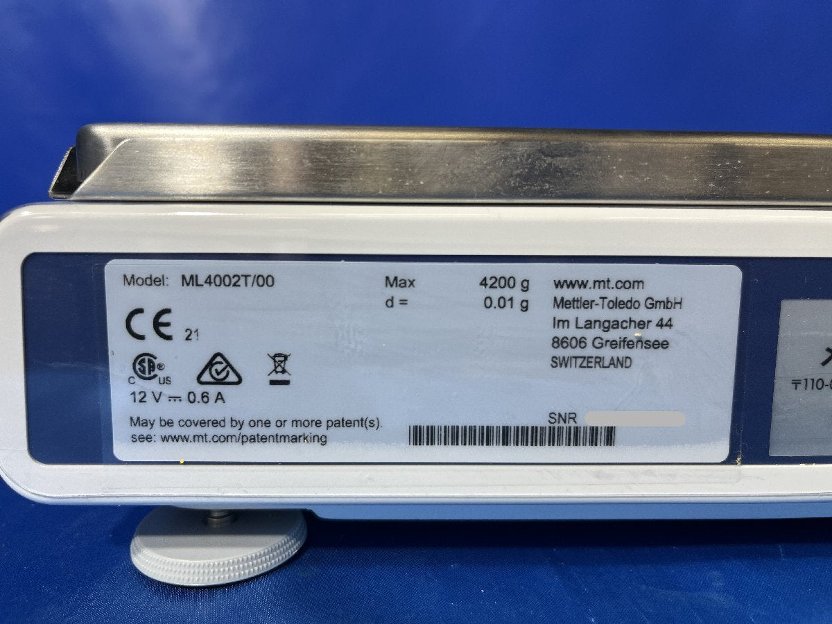 Mettler Toledo ML4002T/00 Top Plate Balance with Printer [q1182692837]