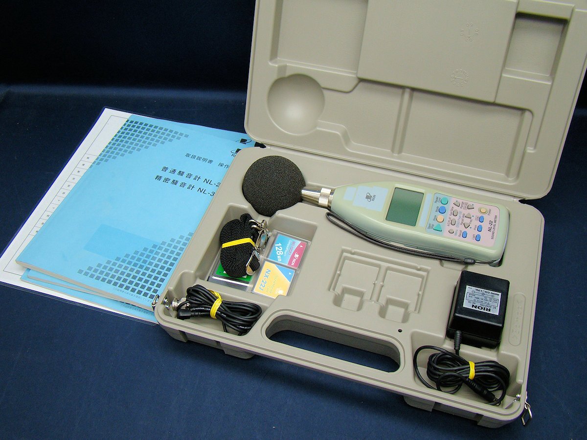 RION NL-22 Sound Level Meter with NX-22J Sound Monitor Card [m1183301244]