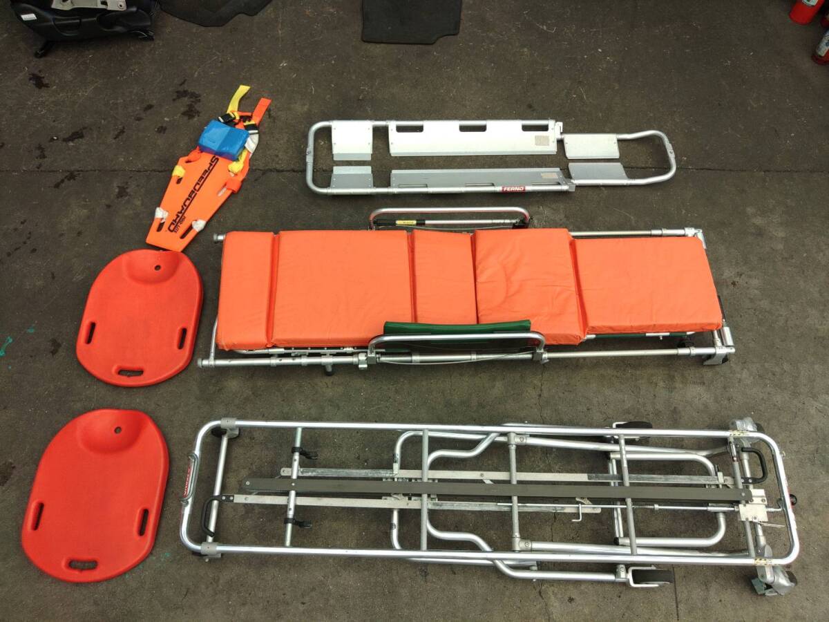 Fano Emergency Stretcher 4-Piece Set - Stretcher, CPR Board, EMS Board [b1184039629]