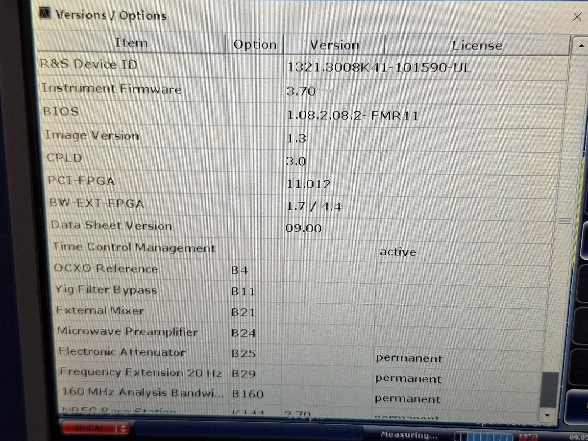 R&S FSVA40 40GHz Signal Spectrum Analyzer Opt B4 B11 B21 B24 B25 B29 B160 K144 [d1184174048]