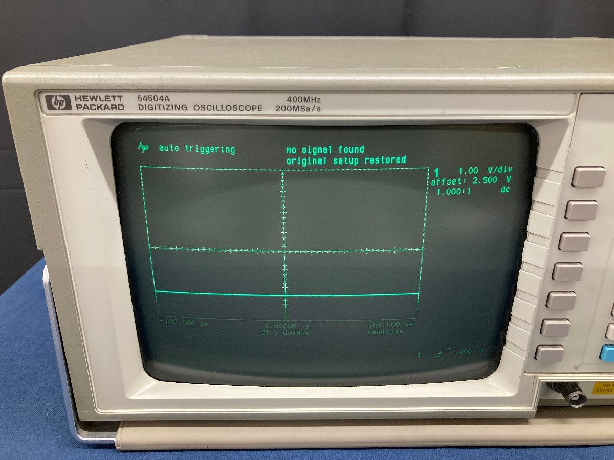 HP 54504A Digitizing Oscilloscope 400MHz 200MSa/s [k1184658893]