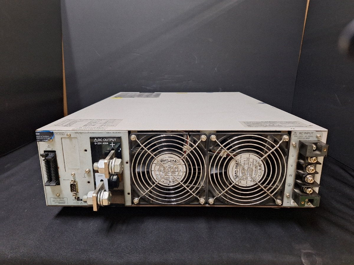 KIKUSUI PAT20-400T High Efficiency Large Capacity Switching Power Supply 20V 400A DC Power Supply [d1185086885]