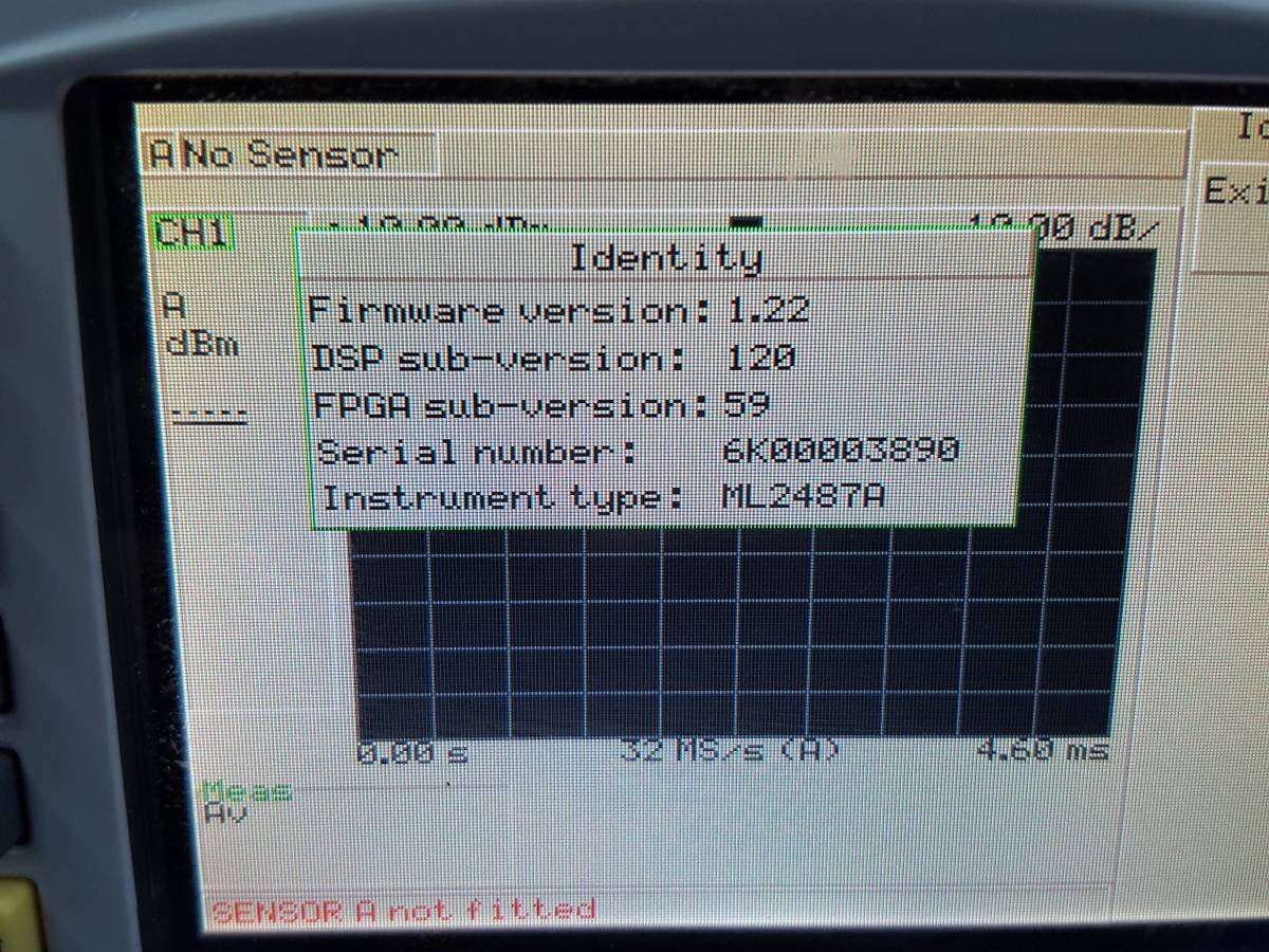 Anritsu ML2487A Power Meter [e1185111618]