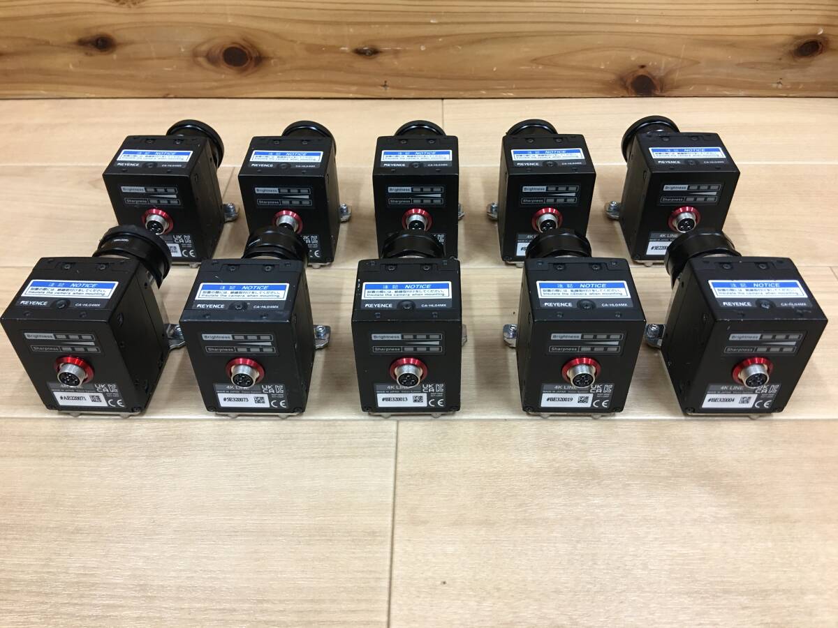 Keyence CA-HL04MX 4K Line Scan Camera Vision System Set of 10 (as-is) [g1185493200]