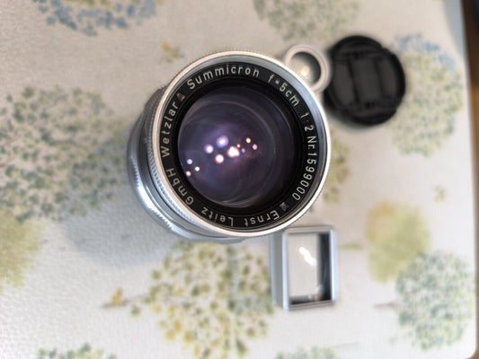 LEICA DR Summicron 50mm F2 Lens Silver [b1185848581]