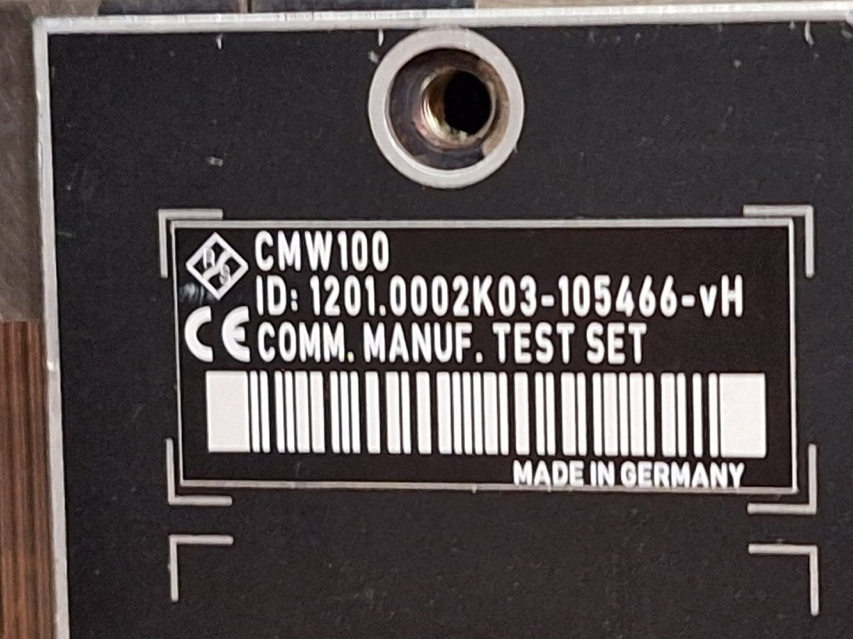 NBC R&S CMW100 Communications Manufacturing Test Set [c1185848272]