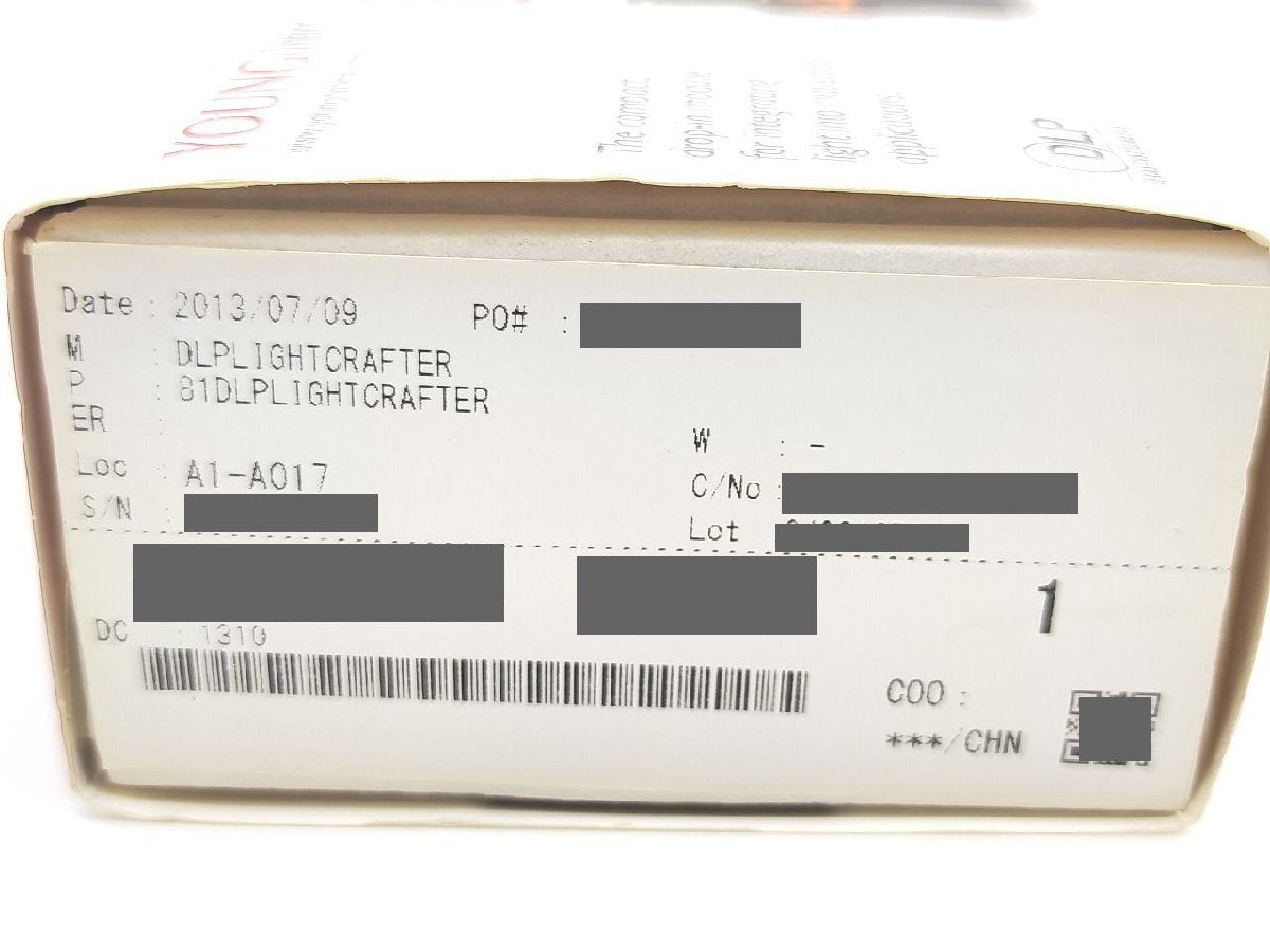 YOUNG Optics DLP Light Crafter DLP 0.3WVGA Chipset [u1186018361]