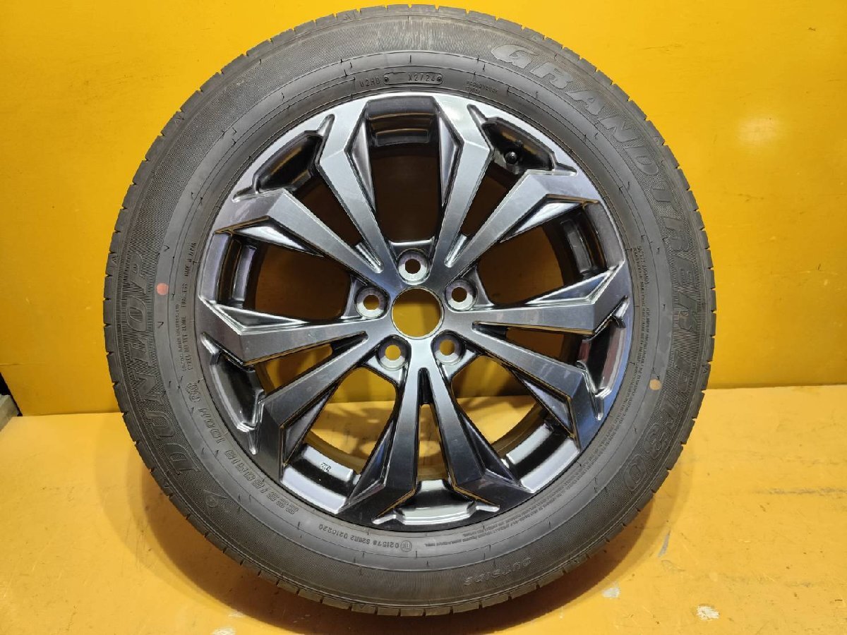 [Free Shipping] 225/60R18 100H DUNLOP GRANDTREK PT30 with Wheels Genuine Toyota RAV4 [Set of 4] ★8972 [o1186348542]