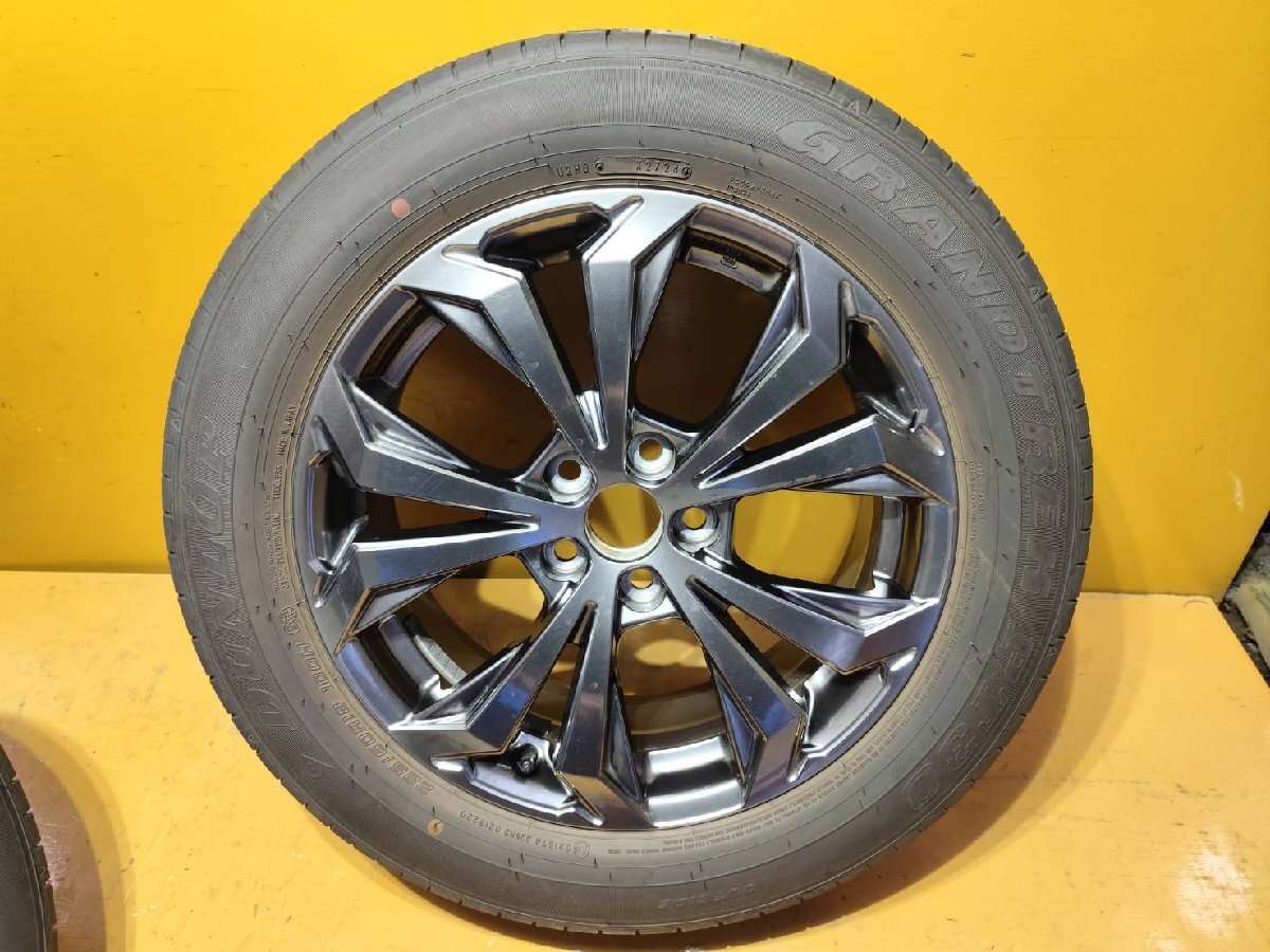 [Free Shipping] 225/60R18 100H DUNLOP GRANDTREK PT30 with Wheels Genuine Toyota RAV4 [Set of 4] ★8972 [o1186348542]