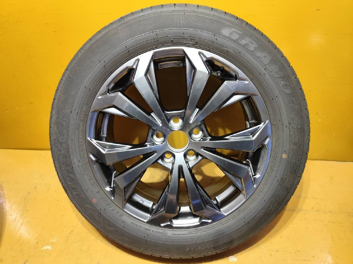 [Free Shipping] 225/60R18 100H DUNLOP GRANDTREK PT30 with Wheels Genuine Toyota RAV4 [Set of 4] ★8972 [o1186348542]