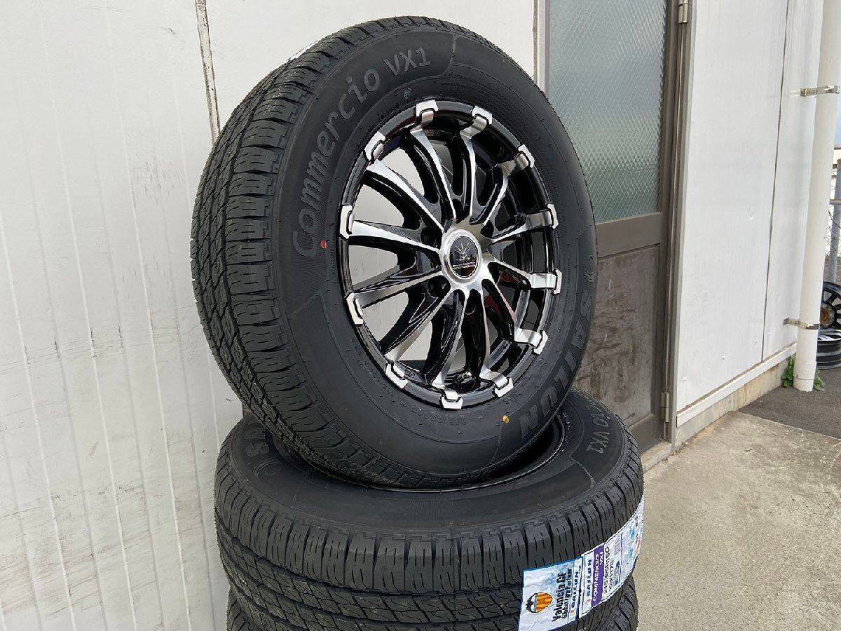 Hiace 200 Series Vehicle Inspection Compatible Tire Wheel 16 Inch Specially Selected Tire 215/65R16 Set of 4 for 1 Car [c1186471045]