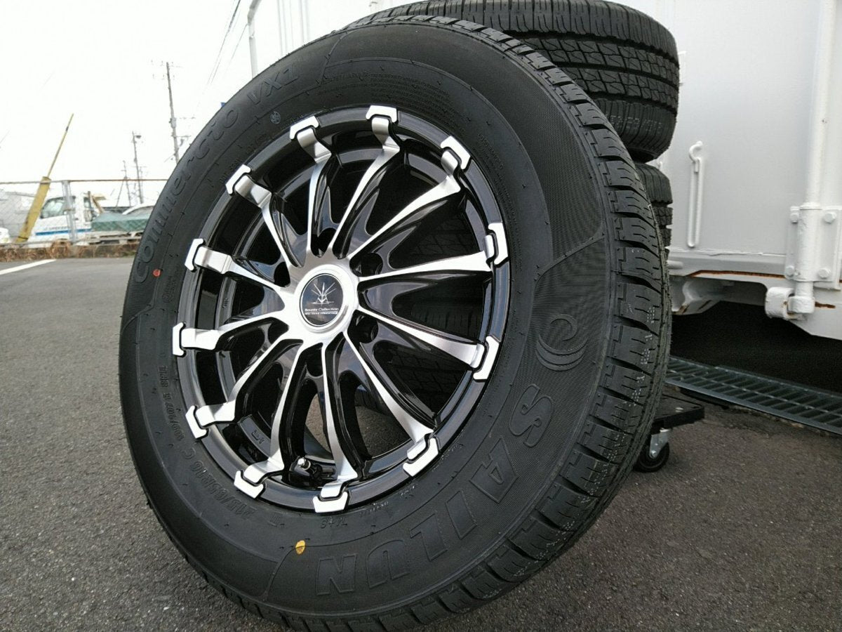 New Hiace 200 series Regius Ace 16 inch tire wheel set of 4 BD12 SAILUN COMMERCIO PRO 215/65R16 Vehicle inspection compatible [p1186695729]