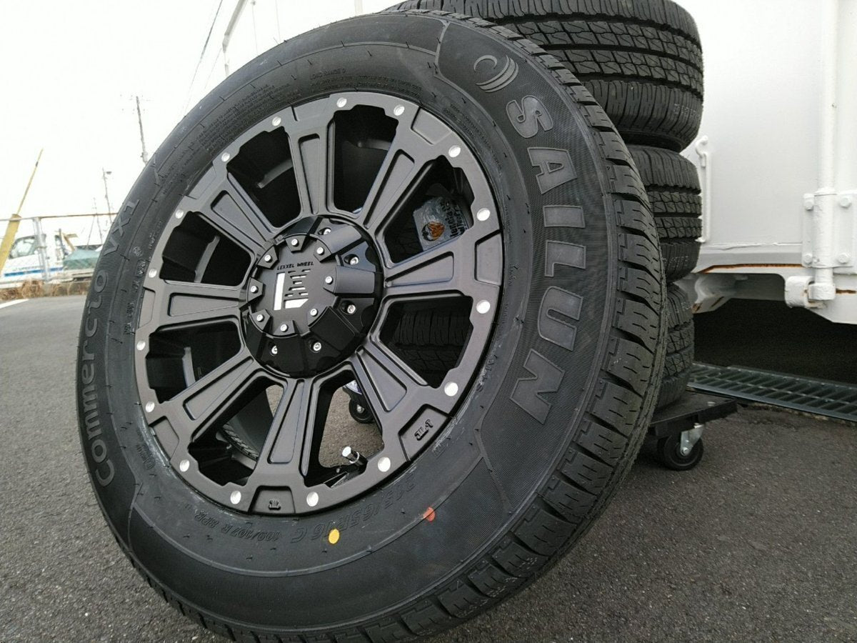 SAILUN COMMERCIO PRO 215/65R16 Tires and Wheels Set of 4 for Hiace 200 Series [g1186708429]