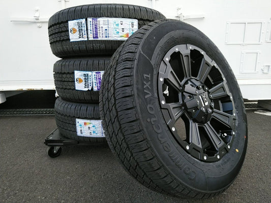 LEXXEL 200 Series Hiace Regius Ace Tire Wheel Set SAILUN COMMERCIO PRO 215/65R16 16 Inch [1186683933]