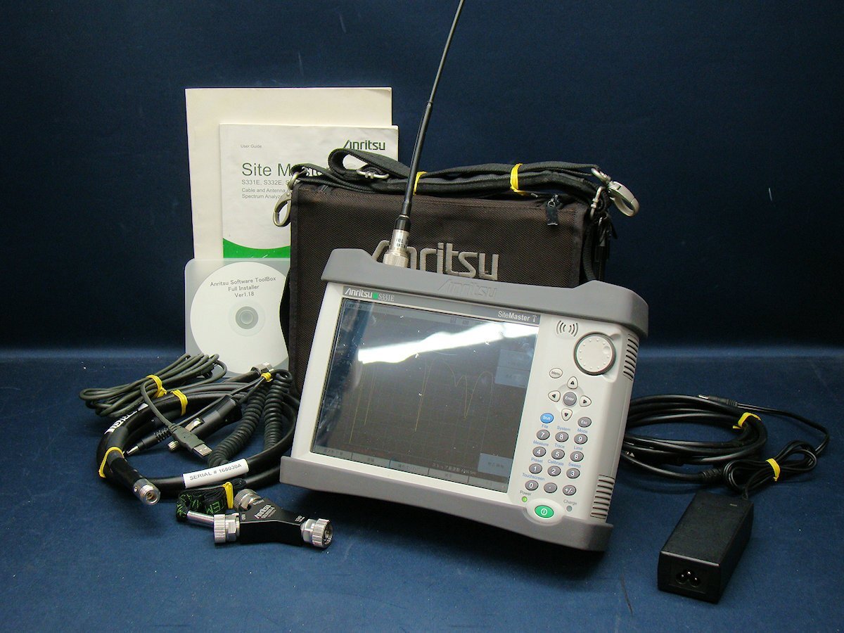 Anritsu S331E Site Master Cable Antenna Analyzer 4GHz OSLN50A-8 [w1186696367]