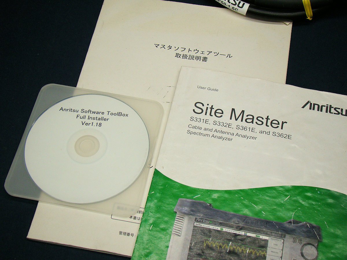 Anritsu S331E Cable Antenna Analyzer 4GHz OSLN50A-8 Calibrator [w1186696367]
