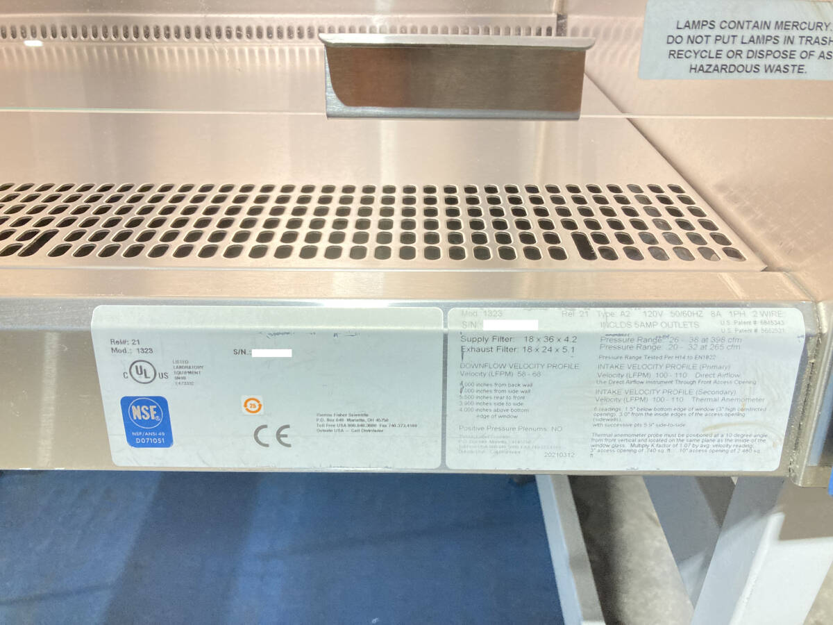 Thermo Scientific 1300 SERIES A2 1323 Safety Cabinet [u1186771413]