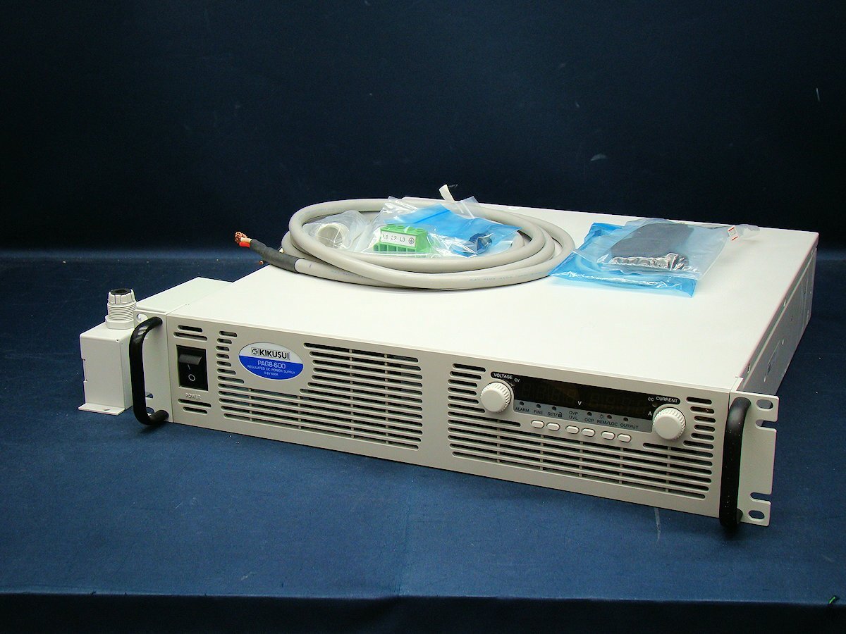 KIKUSUI PAG8-600 Thin Variable Switching Power Supply 0-8V 600A 4800W DC/DC Stabilized [o1186916637]