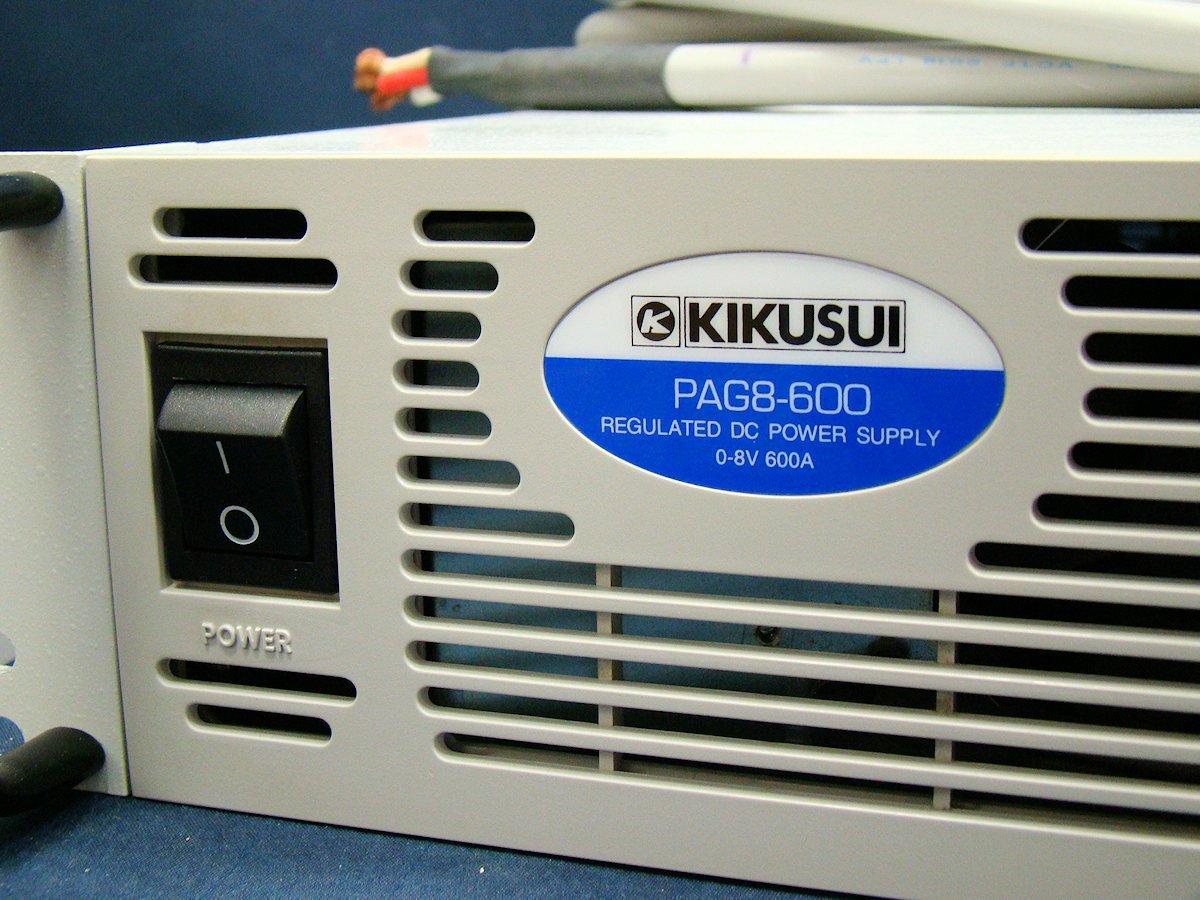 KIKUSUI PAG8-600 Thin Variable Switching Power Supply 0-8V 600A 4800W DC/DC Stabilized [o1186916637]