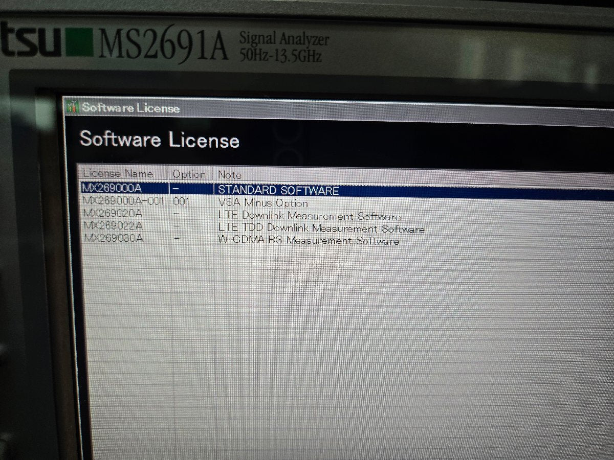 Anritsu MS2691A Signal Analyzer 50Hz-13.5GHz Opt. 001 003 008 [1187561404]