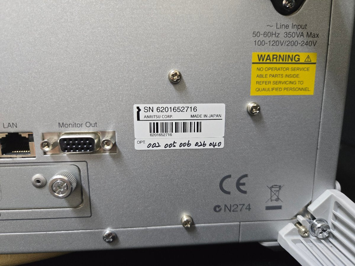 Anritsu MS2840A Signal Analyzer 9kHz to 3.6GHz [q1187587906]