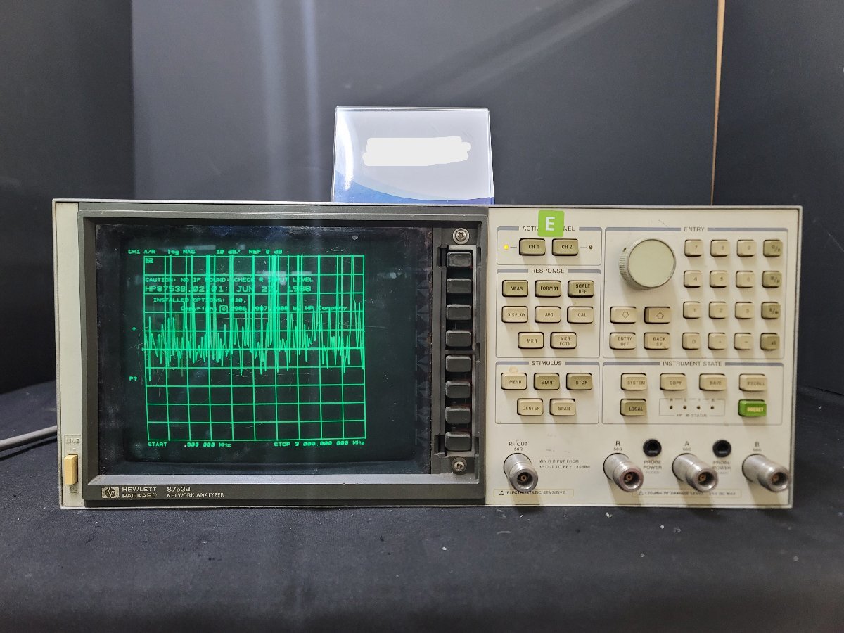 HP 8753B Network Analyzer 300kHz-3GHz (as-is) [t1188376242]