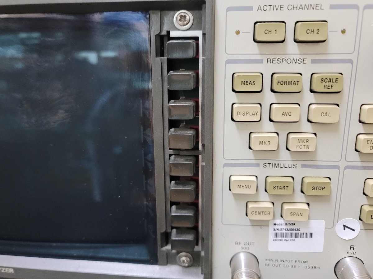 HP 8753B Network Analyzer 300kHz-3GHz Opt.010 (as-is) [t1188384189]