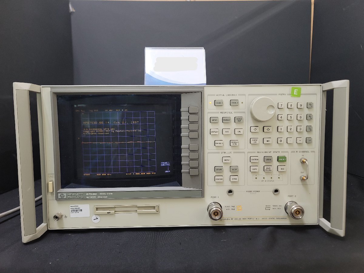 HP 8753D Network Analyzer 30kHz-3GHz (as-is) [t1188385638]