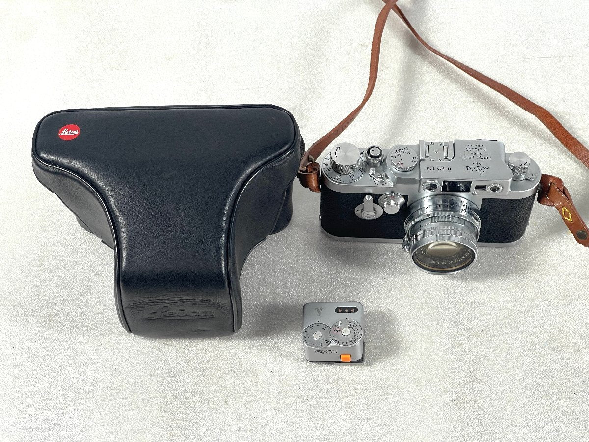 Leica Summicron 5cm f2 Film Camera with Case [l1188623885]