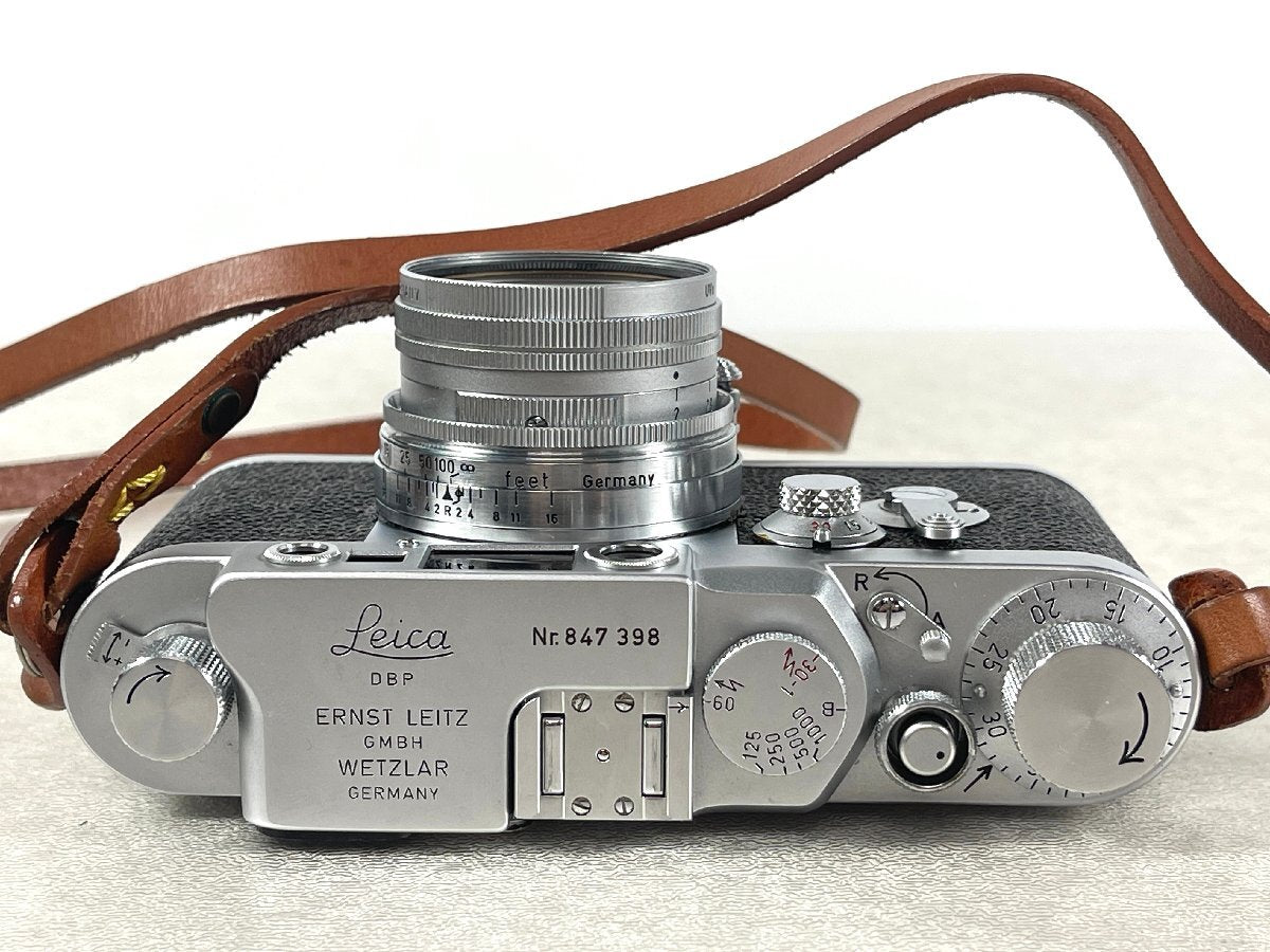 Leica Summicron 5cm f2 Film Camera with Camera Case [l1188623885]