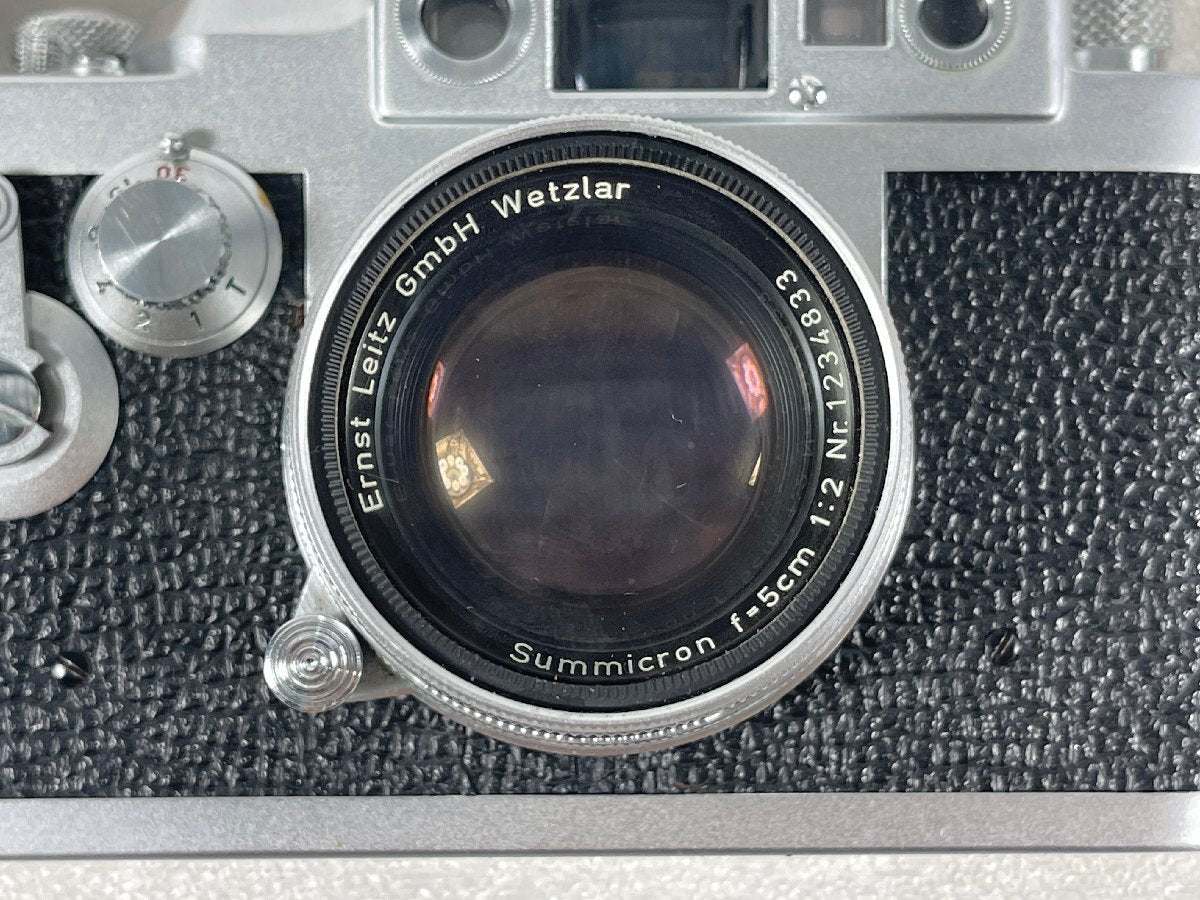 Leica Summicron 5cm f2 Film Camera with Camera Case [l1188623885]
