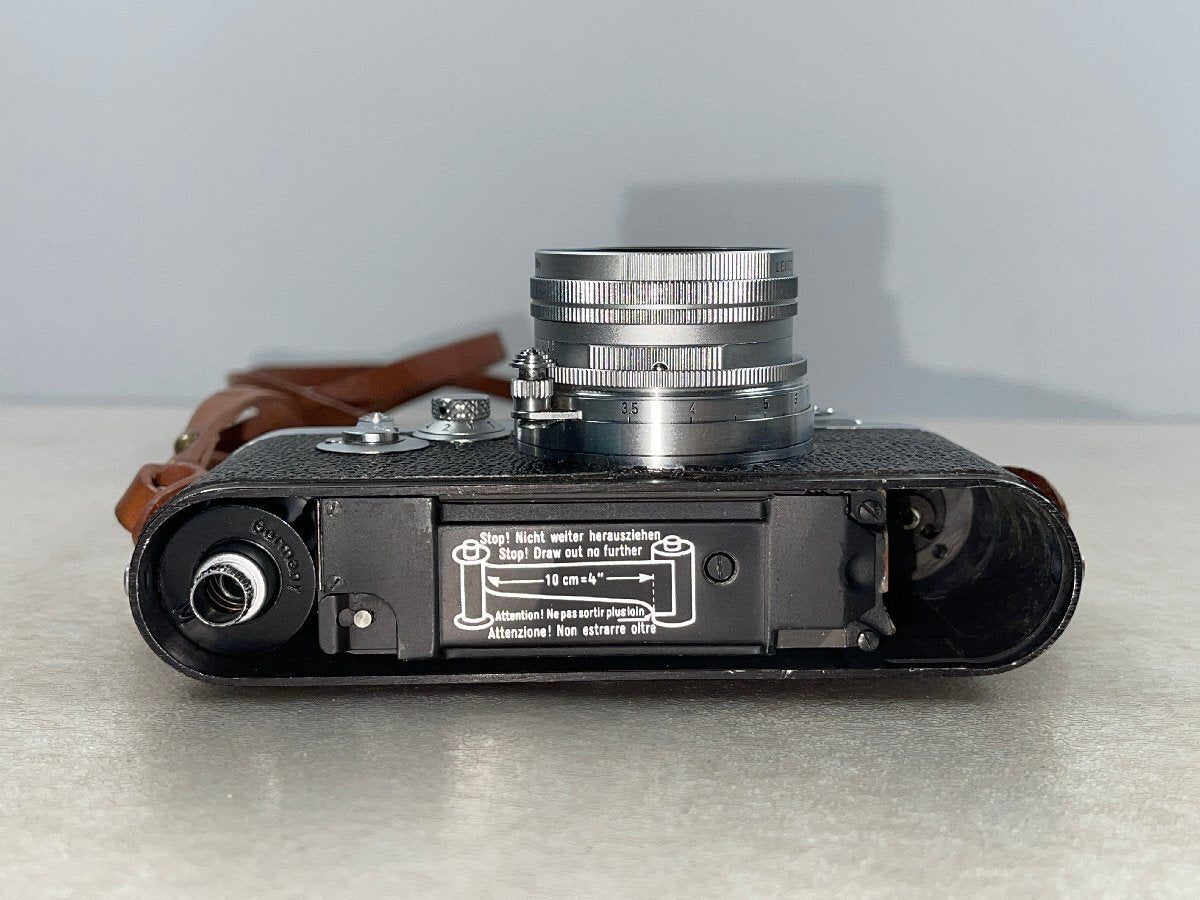 Leica Summicron 5cm f2 Film Camera with Camera Case [l1188623885]