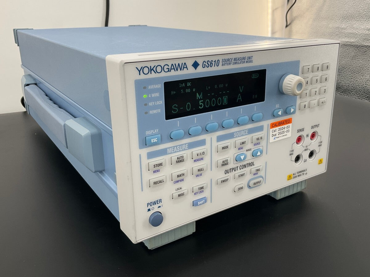 Yokogawa Electric GS610 7655-01 Source Measure Unit [f1188968332]