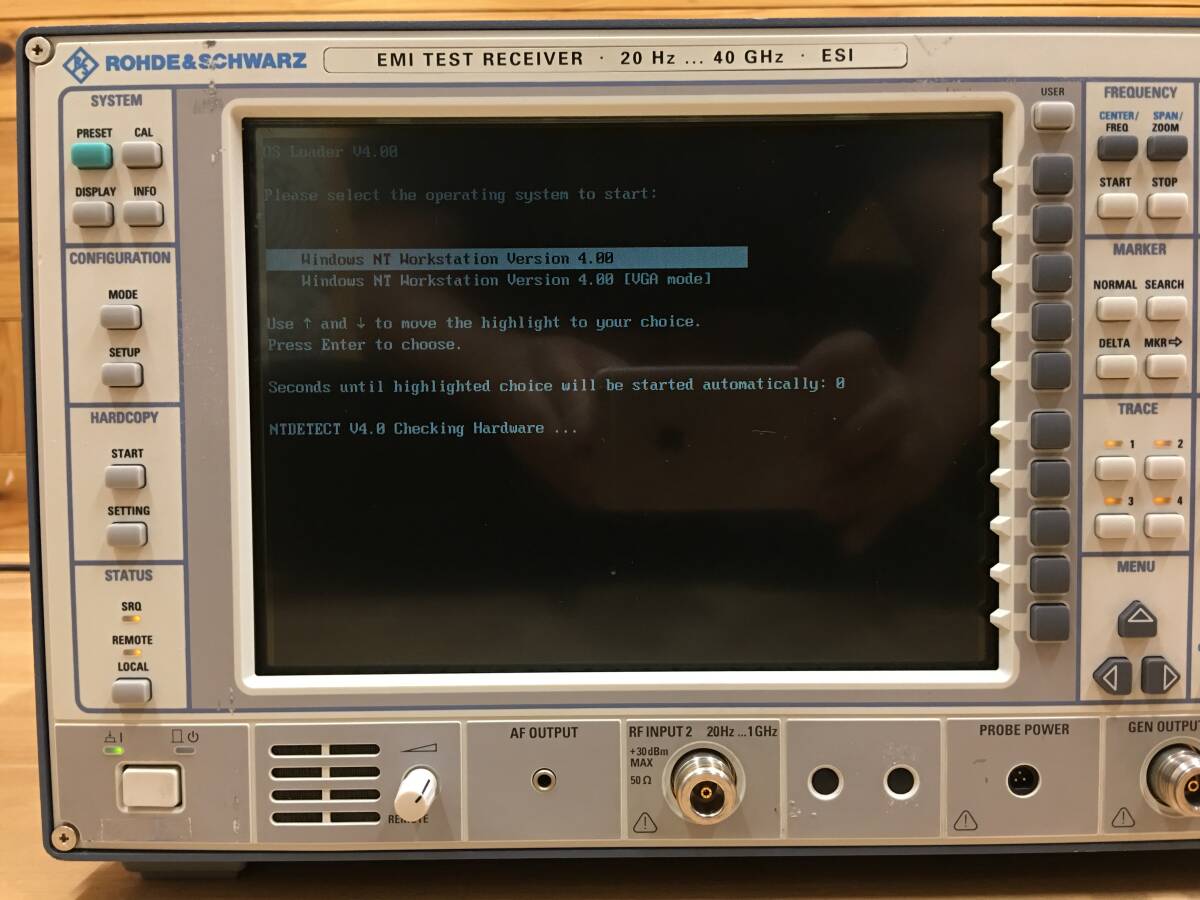 Rohde & Schwarz ESI EMI Test Receiver 20Hz-40GHz 1088.7490.40 (as-is) [e1189323471]