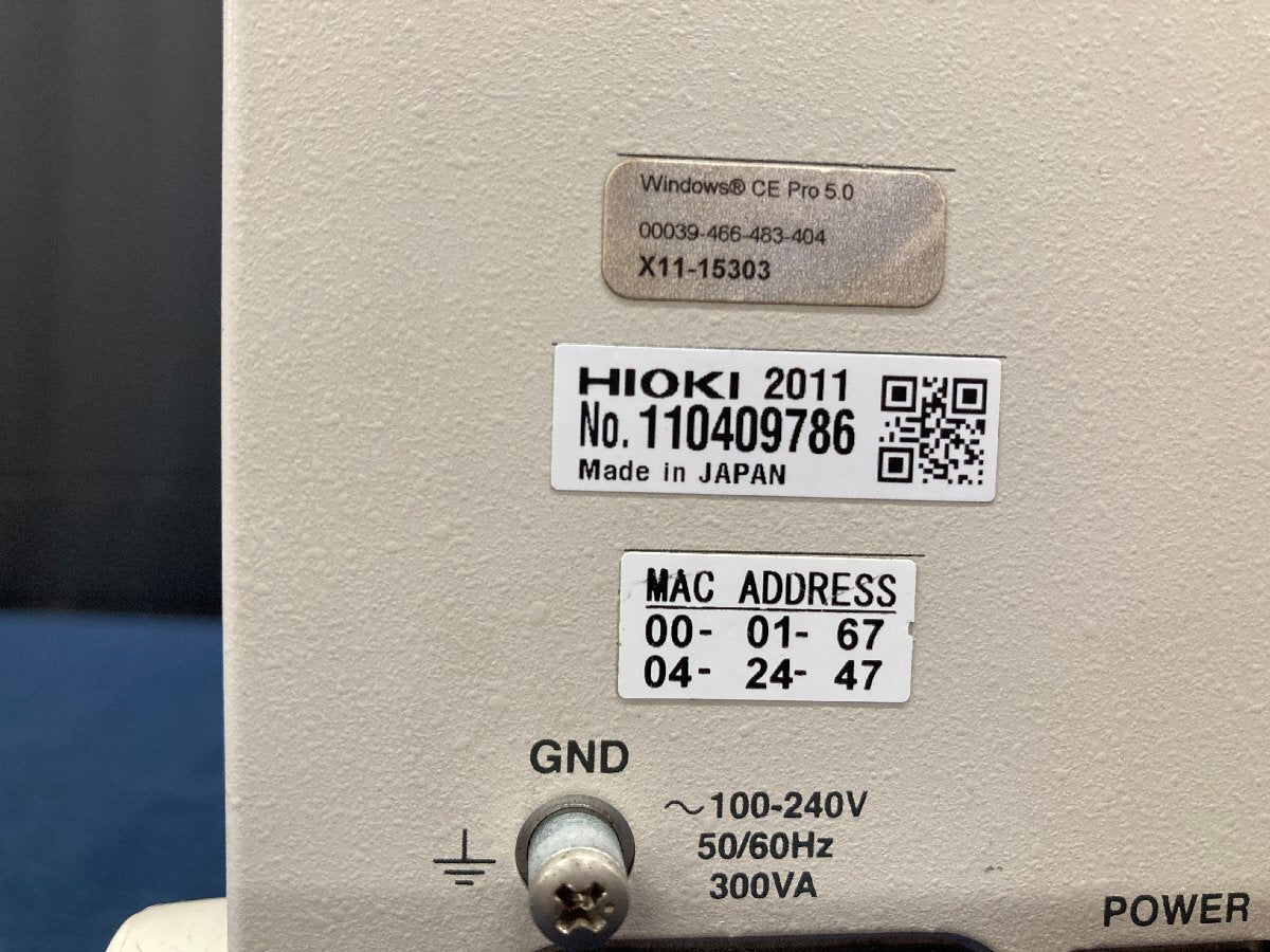Hioki 8860-50 Memory HiCorder (for parts or not working) [x1189372894]