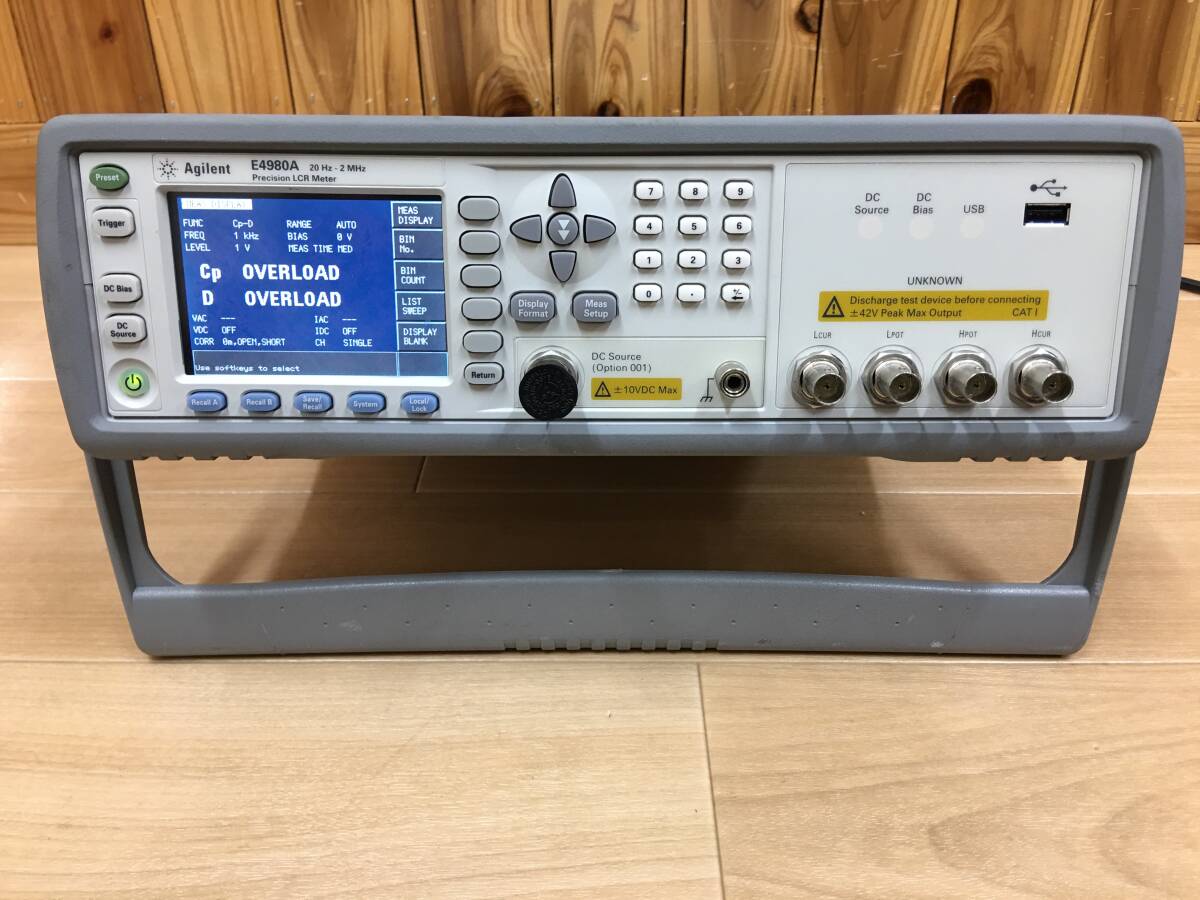 Agilent E4980A Precision LCR Meter 20Hz-2MHz (as-is) [c1189793325]