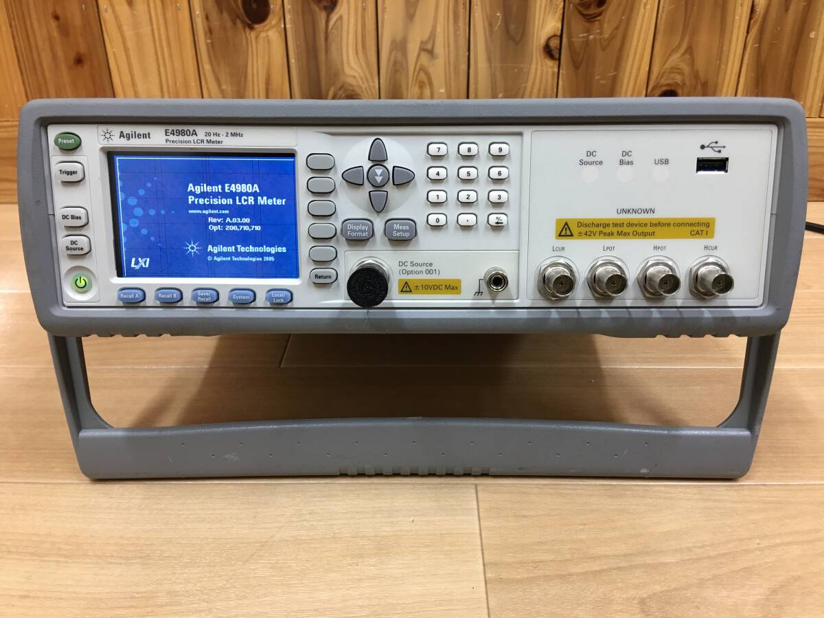 Agilent E4980A Precision LCR Meter 20Hz-2MHz (as-is) [c1189793325]