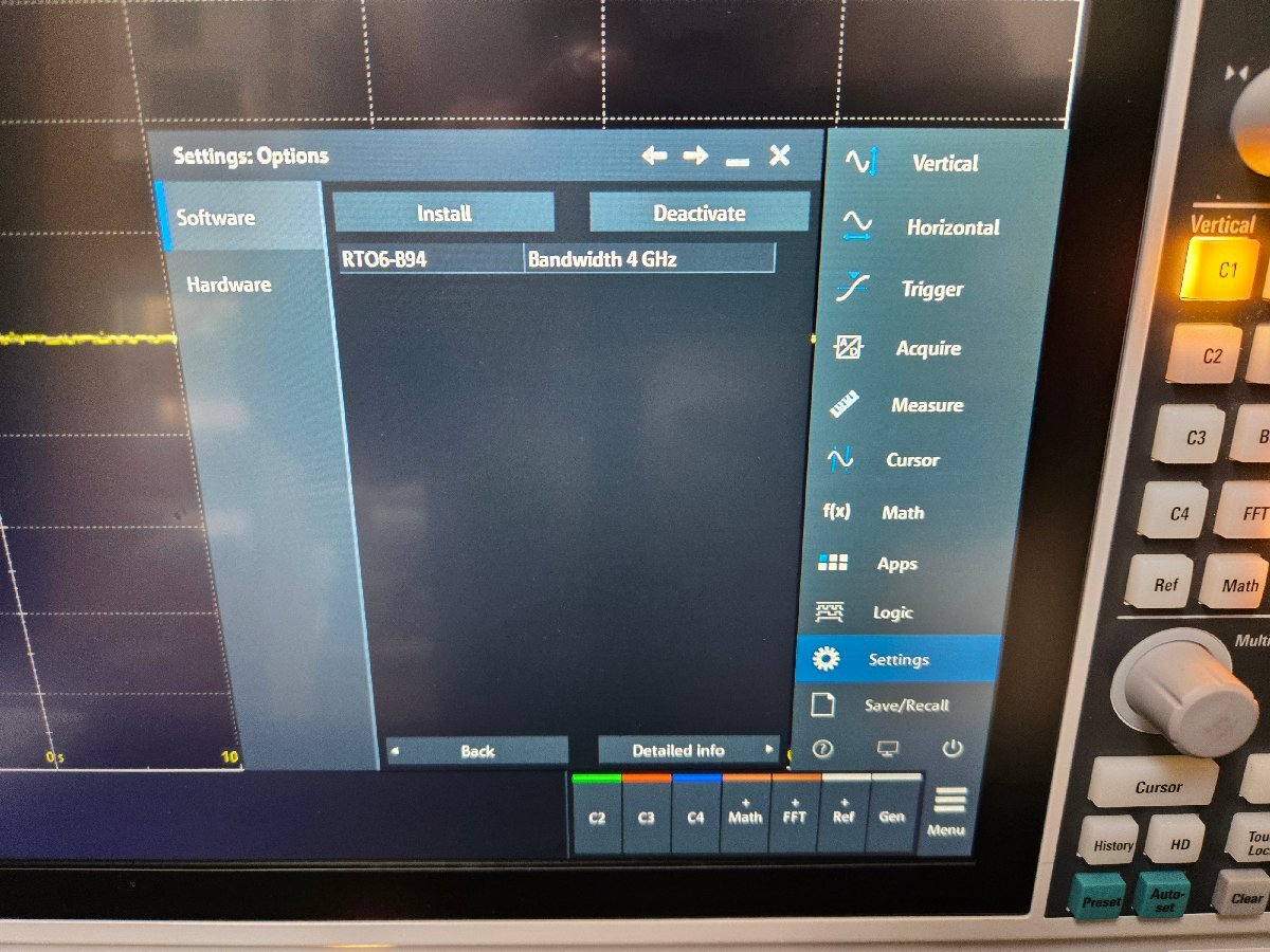 R&S RTO64 Digital Oscilloscope 4ch 4GHz 20GSa/s Opt B94 B1E B6 [e1190429573]