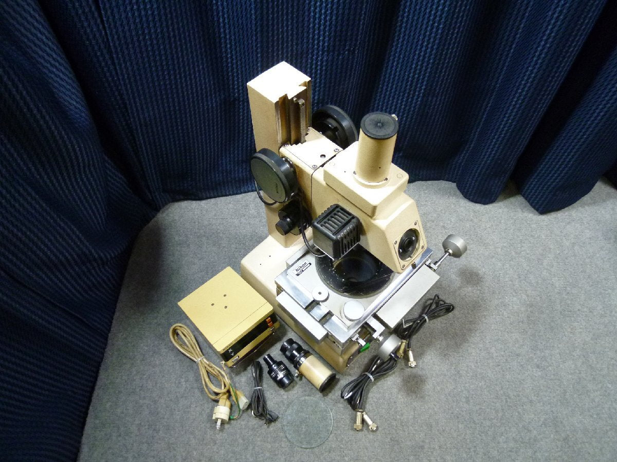 Nikon MM-11B Measuring Microscope with SC-112 XY Counter [g1191643885]