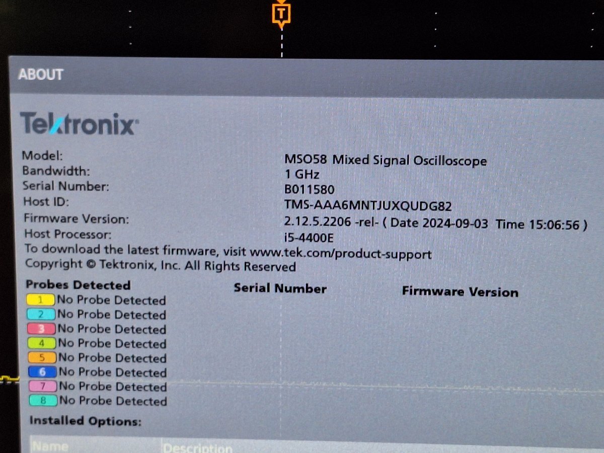Tektronix MSO58 Mixed Signal Oscilloscope 1GHz [u1191843055]