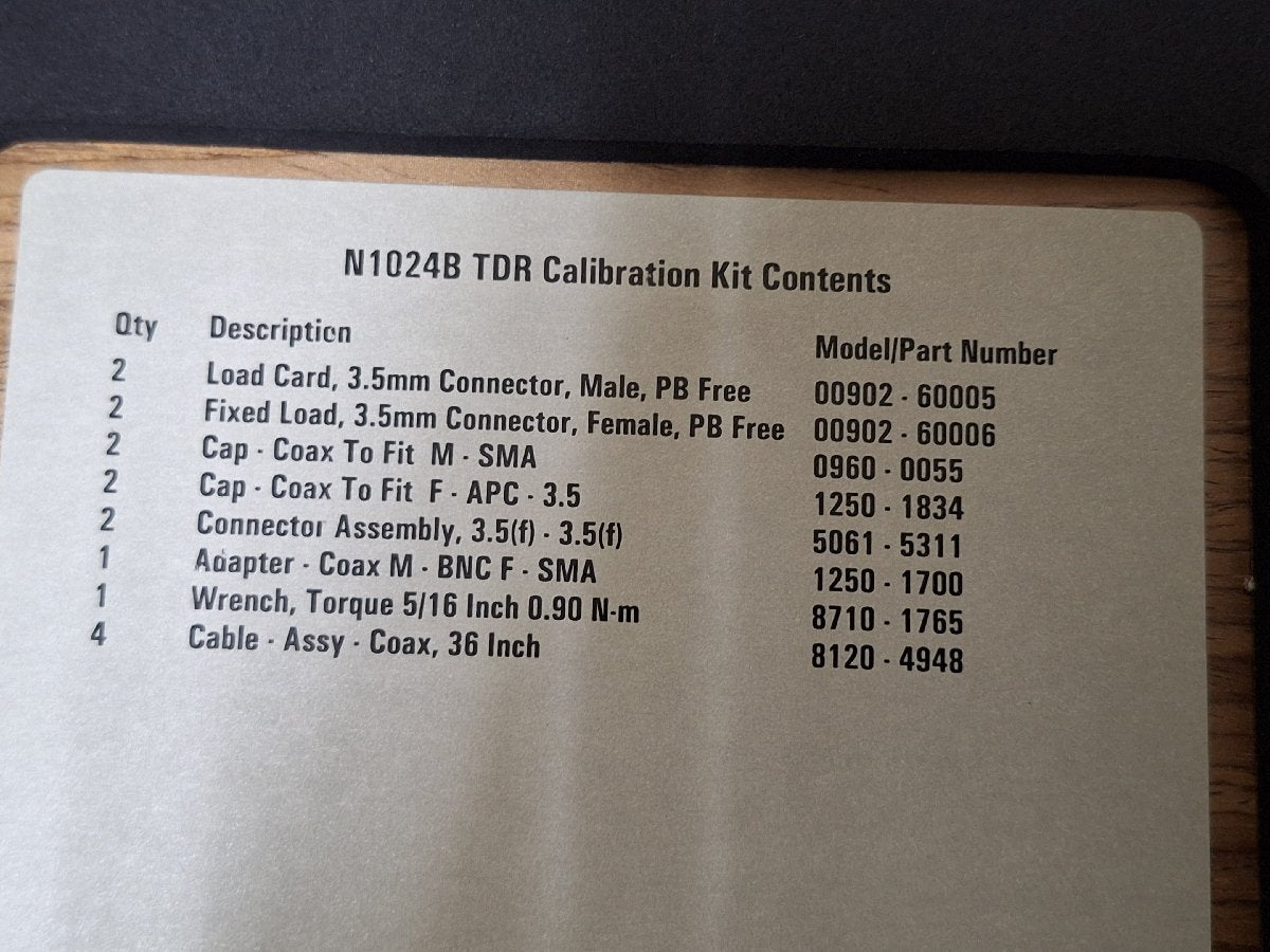 Keysight N1024B TDR Calibration Kit [n1191910352]