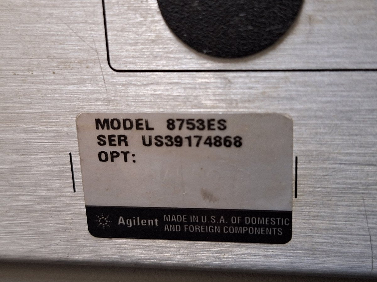 Agilent 8753ES S-parameter Network Analyzer 30kHz-6GHz [c1191952717]
