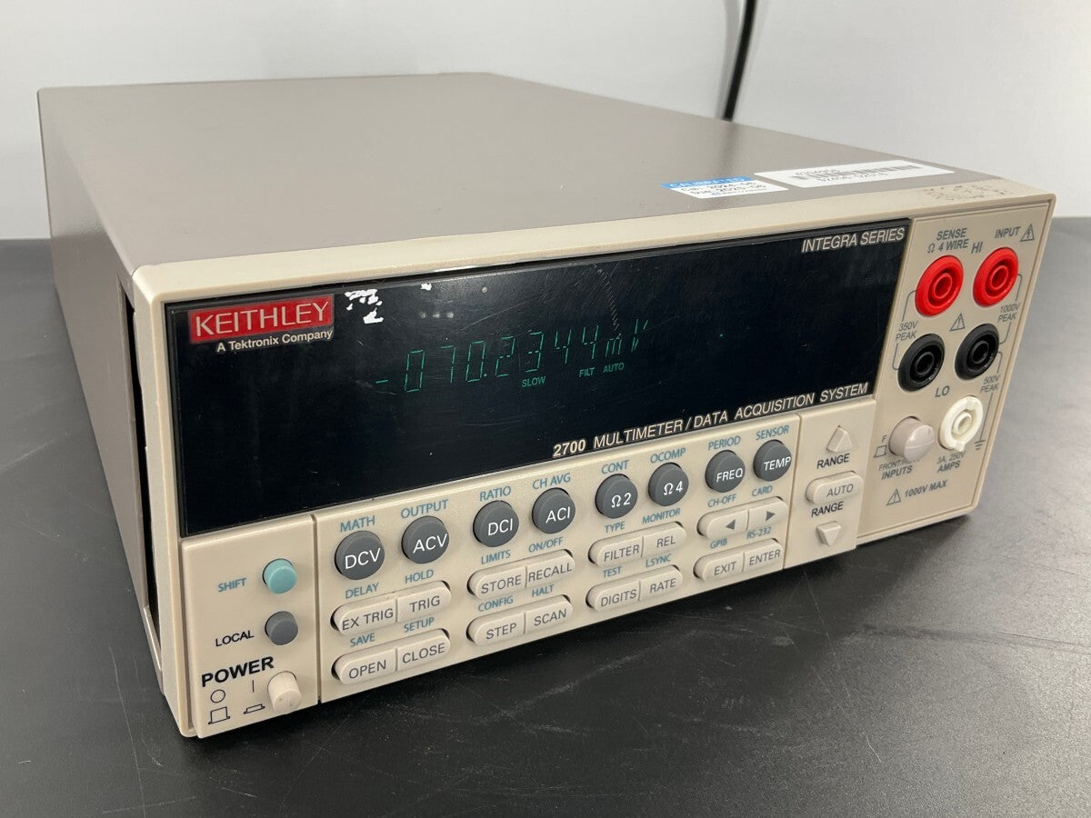 Keithley 2700 J Type DMM Data Logging System [d1192700136]
