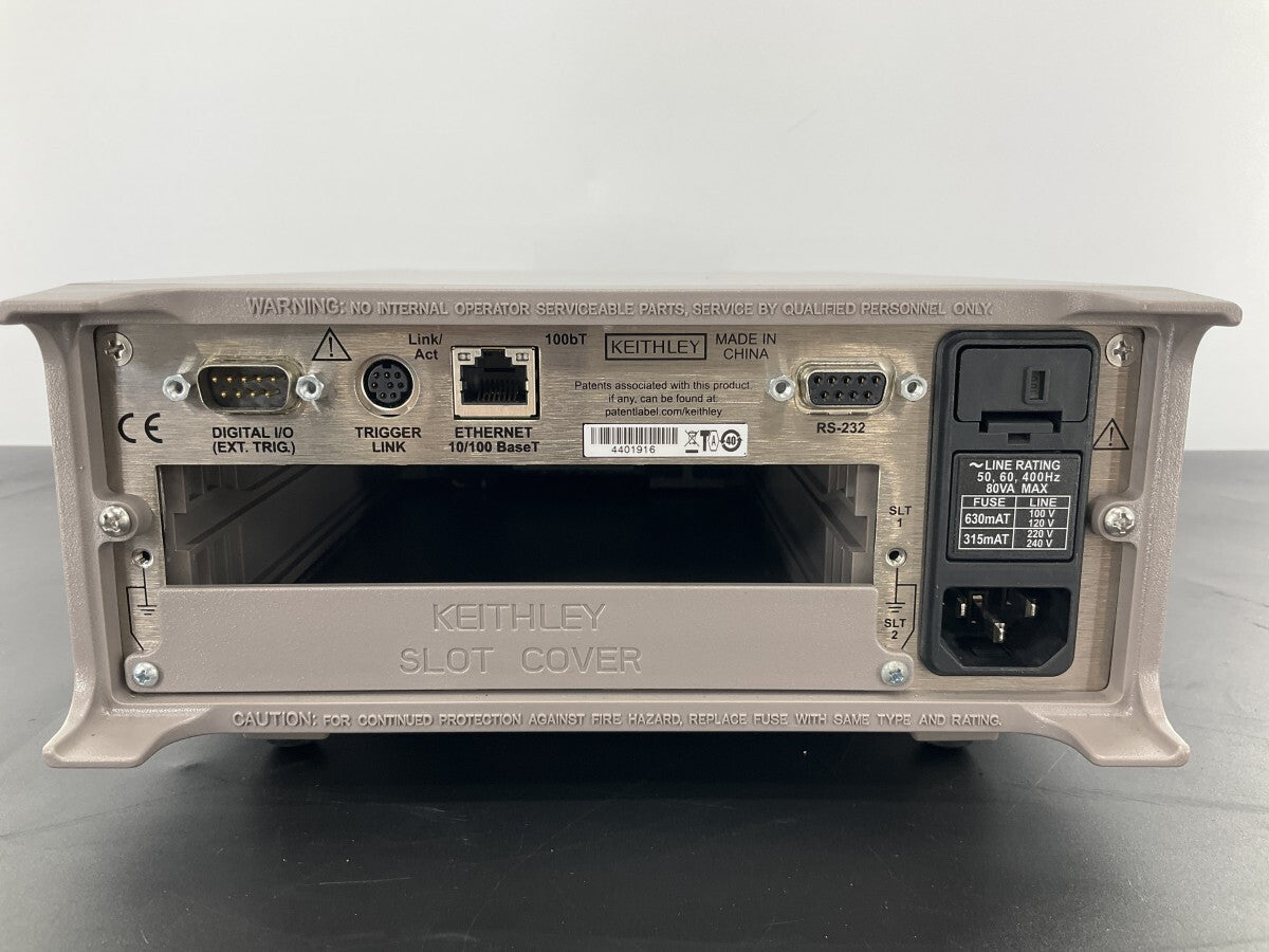 Keithley Type 2701 Data Logging System with Calibration Test Report [q1192707525]