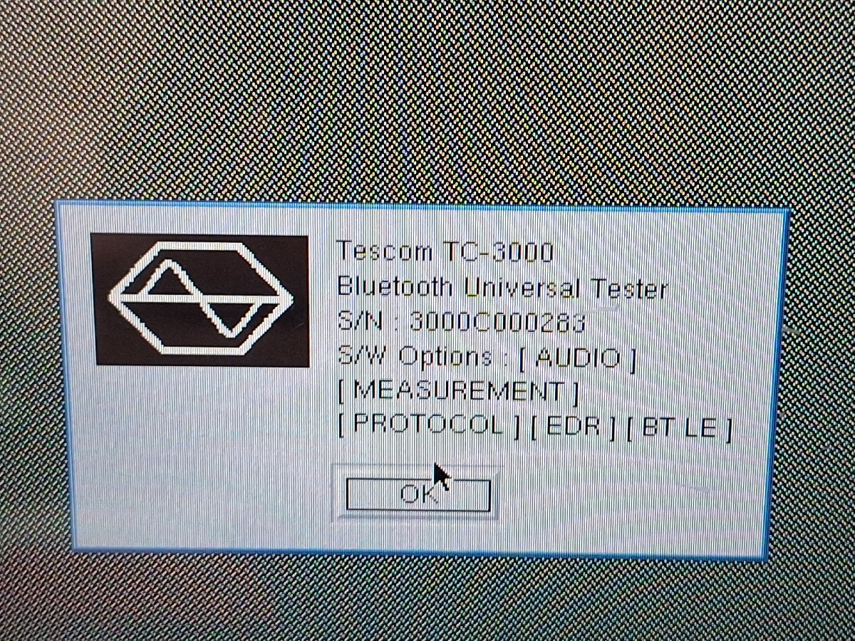 Tescom TC-3000C Bluetooth Tester [n1192716660]