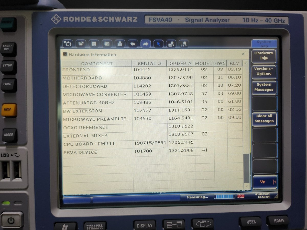 NBC R&S FSVA40 Signal Spectrum Analyzer 40GHz [v1192870951]