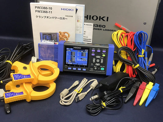 HIOKI PW3360-10 Clamp-on Power Logger Power Meter Voltmeter Ammeter [b1192873345]
