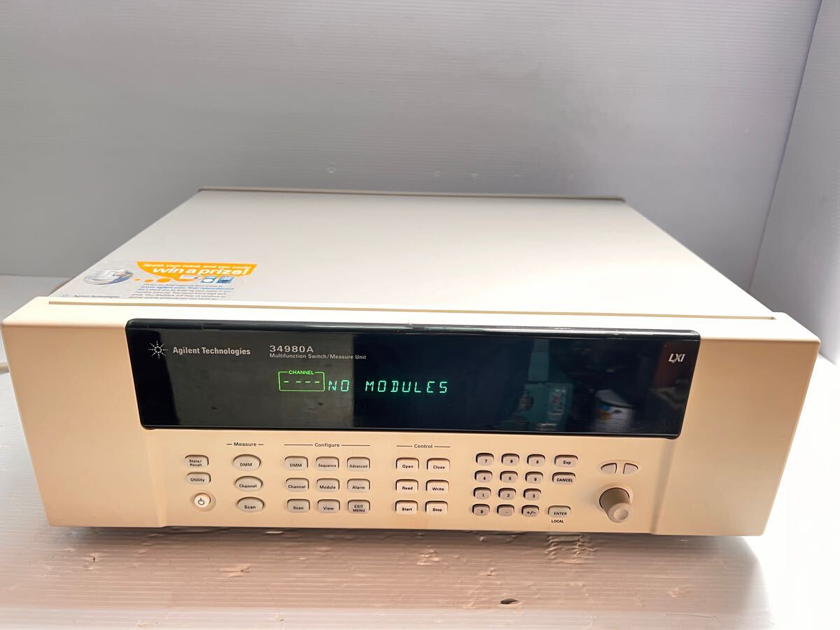 Agilent Technologies 34980A Multifunction Switch / Measure Unit (as-is) [w1193095347]