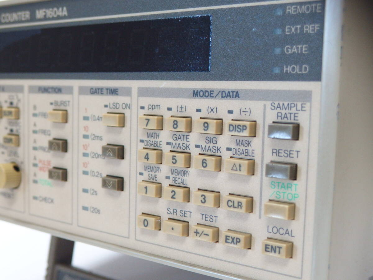 Anritsu MF1604A Frequency Counter 0.1mHz-3GHz with Option 03 and 2 New BNC Cables [w1193132076]